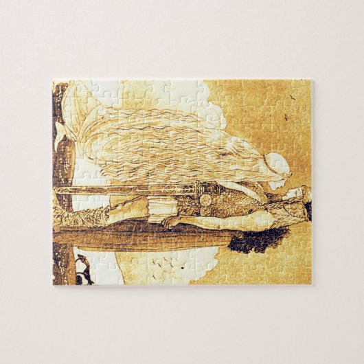 Freja und Svipdag durch John Bauer Puzzle (Horizontal)