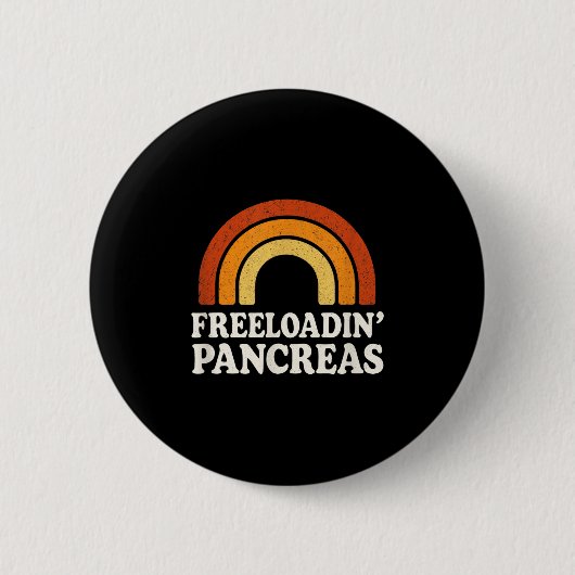 Freloadische Bauchspeicheldrüse - Diabetisches Bew Button (Vorderseite)