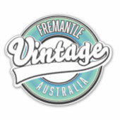 Fremantle australia Vintages Logo. Aufkleber (Vorderseite)