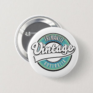 Fremantle australia Vintages Logo. Button
