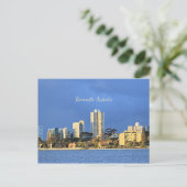 Fremantle, Skyline Australiens Postkarte (Stehend Vorderseite)