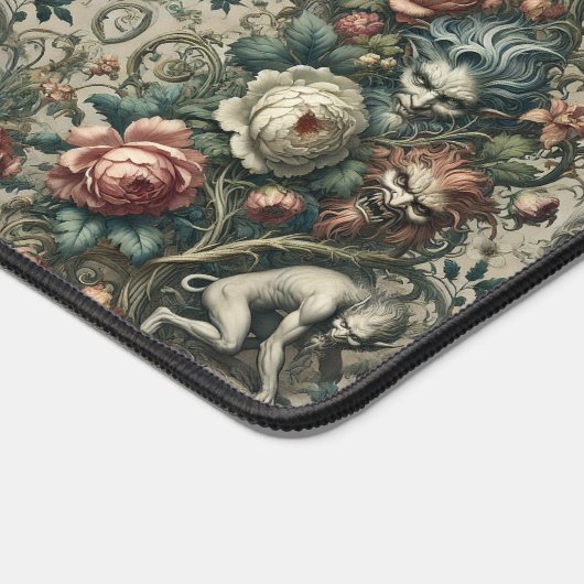 Fremde im Park at Night - Gotisch Viktorianisch Schreibtischunterlage (Ecke)