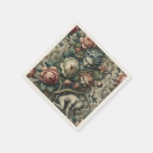 Fremde im Park at Night - Gotisch Viktorianisch Serviette (Ecke)