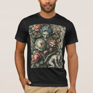 Fremde im Park bei Nacht – Gothic Art T-Shirt