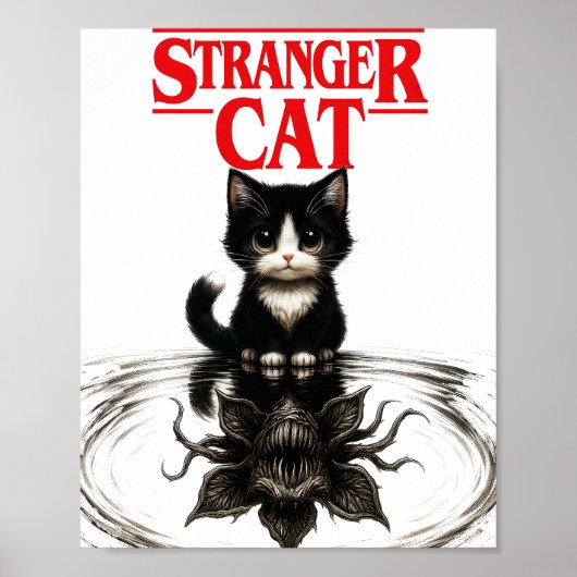 fremde Katze Poster (Vorne)