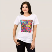 Fremde Natur Tri-Blend Shirt (Vorderseite voll)