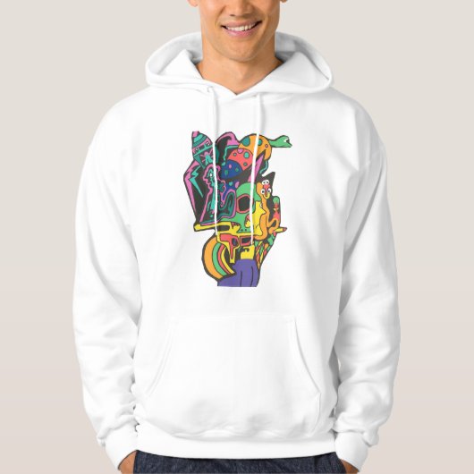 Fremde Nerf Pistole Hoodie (Vorderseite)