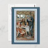 Fremde unterhalten, postkarte (Vorne/Hinten)