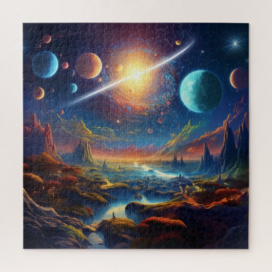 Fremde Welten Puzzle (Vertikal)