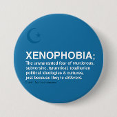 Fremdenfeindlichkeit definiert button (Vorderseite)