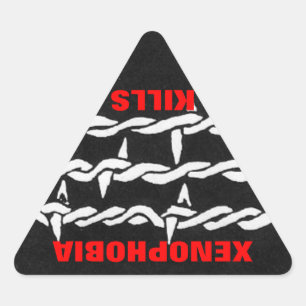 Fremdenfeindlichkeit tötet Aufkleber