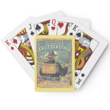 Fremdenführer der Schweiz Vintage Deckkunst