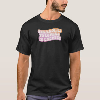 Fremdeo Liebendeo Feinde Lesbische Pride-Flagge fr T-Shirt
