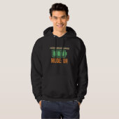 Fremdsprachenlernmodus bei Batterie-Design Hoodie (Vorne ganz)