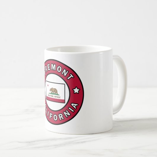 Fremont California Kaffeetasse (VorderseiteRechts)