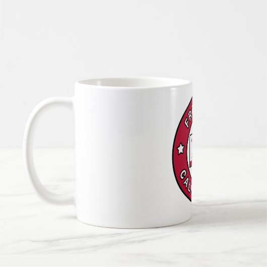 Fremont California Kaffeetasse (Links)
