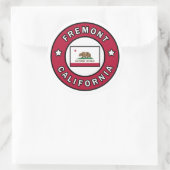 Fremont California Runder Aufkleber (Tasche)