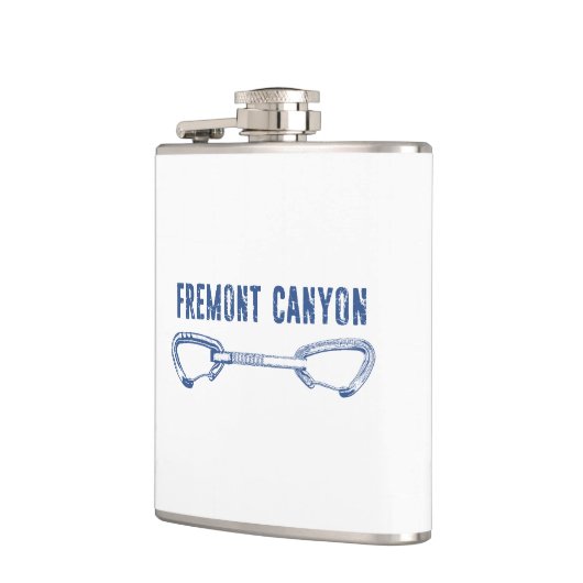 Fremont Canyon Wyoming Rock Climbing Quickziehung Flachmann (Links)