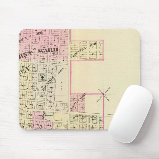 Fremont, Nebraska Mousepad (Mit Mouse)