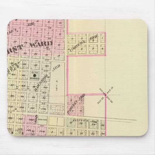 Fremont, Nebraska Mousepad (Vorne)