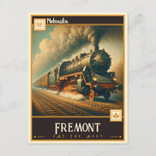 Fremont, Nebraska   Vintage Postkarte