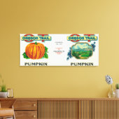 Fremont, NebraskaTrail Pumpkin kann Label Leinwanddruck (Insitu (Wohnzimmer))