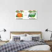 Fremont, NebraskaTrail Pumpkin kann Label Leinwanddruck (Insitu (Schlafzimmer))
