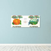 Fremont, NebraskaTrail Pumpkin kann Label Leinwanddruck (Insitu (Holzboden))