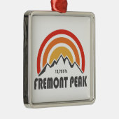 Fremont Peak Wyoming Ornament Aus Metall (Rechts)