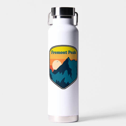 Fremont Peak Wyoming Sunrise Trinkflasche (Vorne)