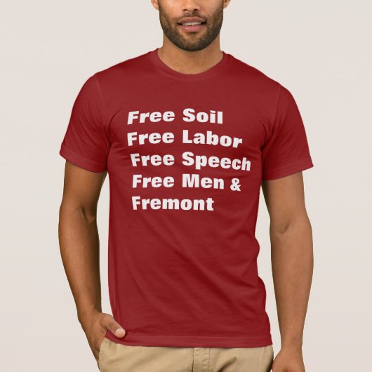 Fremont-Slogan T-Shirt (Vorderseite)
