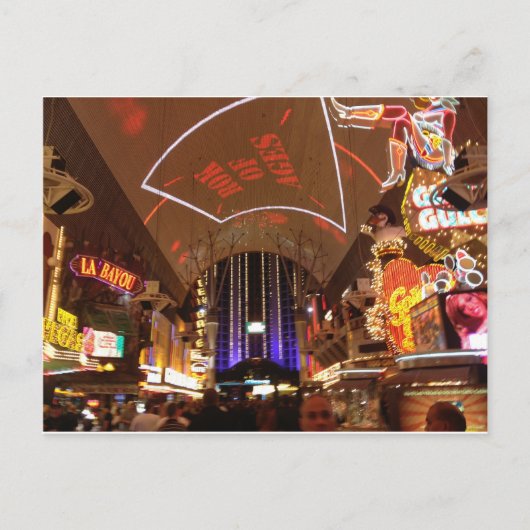 Fremont Street Experience - Las Vegas Postkarte (Vorderseite)