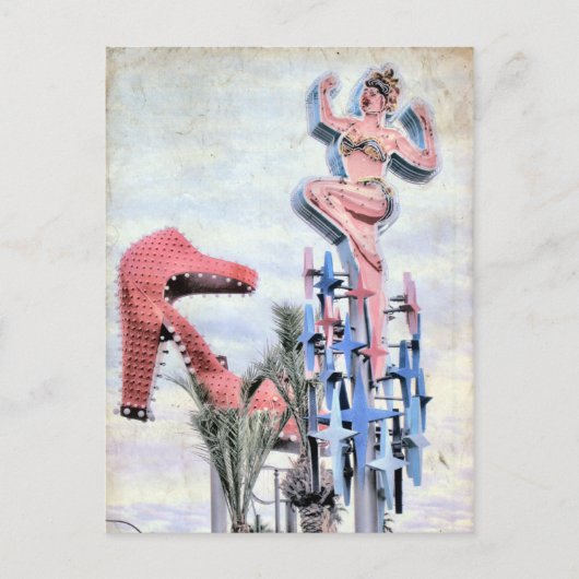 Fremont Street Las Vegas Nevada Postcard Postkarte (Vorderseite)