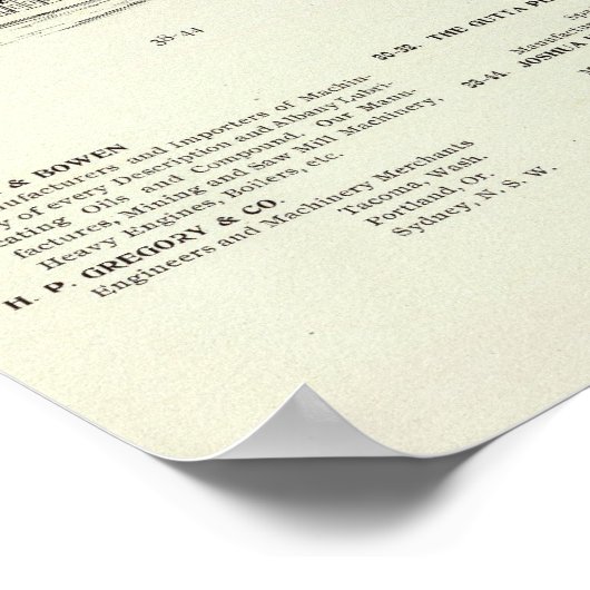 Fremont West side Market and Mission Poster (Ecke)