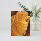 French Almond Croissant Postkarte (Stehend Vorderseite)