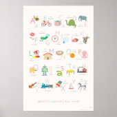 French Alphabet Poster (Vorne)