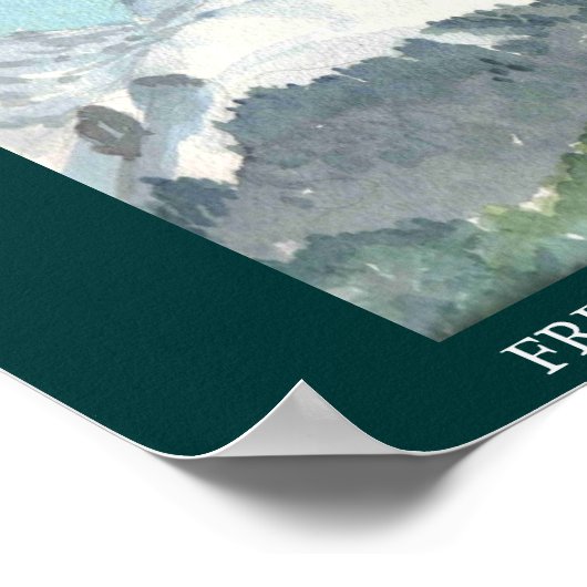 FRENCH ALPS POSTER (Ecke)