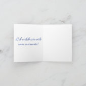 French Artist Bull Terrier Congratulations  Karte (Innenseite)