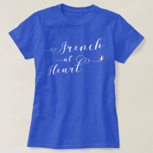 French at Heart Teirt, Frankreich T-Shirt