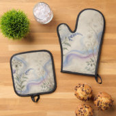 French Avalon Kitchen Ofenhandschuh & Topflappen-Set (Oben Unten)