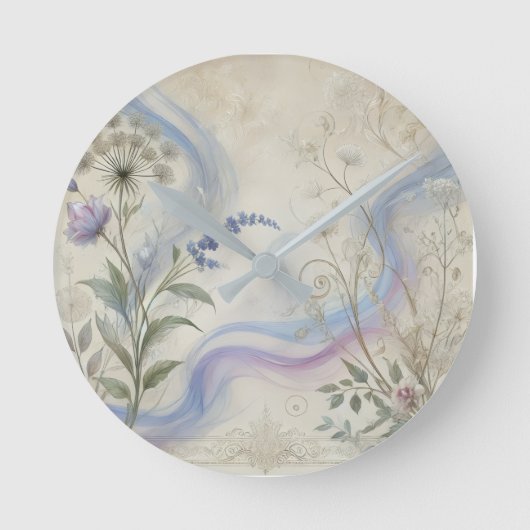 French Avalon Kitchen Runde Wanduhr (Vorderseite)