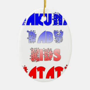 French Baby Kids Hakuna Matata.png Keramik Ornament