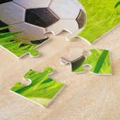 French baguette soccer player in stadium action puzzle (Seite)