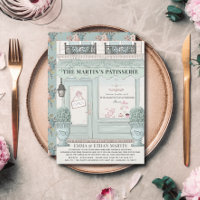 French Bakery Patisserie Green Baby Dusche by Mail