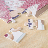 French Bakery Shop Cupcake Shelves Girl Niedlich Puzzle (Seite)