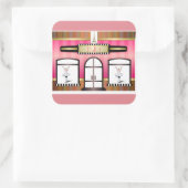 French Ballet Dance Studio Pink Sticker (Tasche)