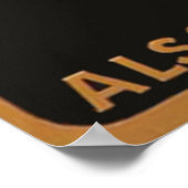 French Beauty Vintage Ad Poster (Ecke)