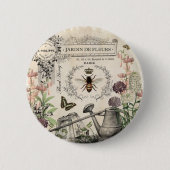 FRENCH BEE GARDEN BUTTON (Vorderseite)