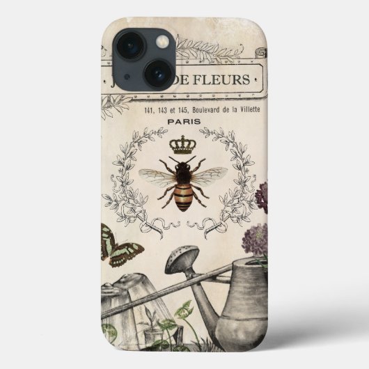 FRENCH BEE GARDEN Case-Mate iPhone HÜLLE (Rückseite)