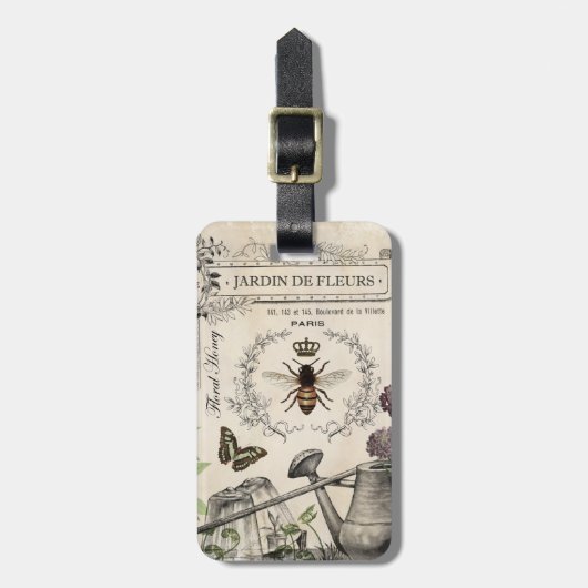 FRENCH BEE GARDEN GEPÄCKANHÄNGER (Vorderseite vertikal)